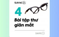Bài tập thư giãn mắt, hạn chế đau mỏi mắt khi sử dụng máy tính, điện thoại