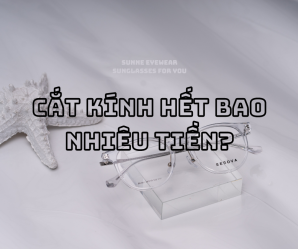 Cắt kính hết tầm bao nhiêu? - Bảng giá mắt kính, tròng kính